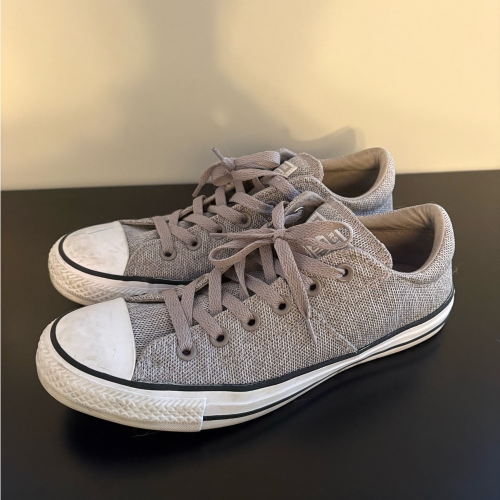 Converse Chuck Taylor All Star Madison Low Top Mercury Grey Lace Up Sneakers
